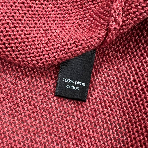 Peruvian Connection Bohemian Indie Asymmetrical Pima Cotton Lagenlook Sweater - Picture 8 of 10